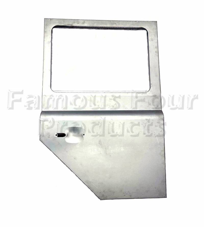 Rear Side Door - Bare - With Galvanised Frame - Land Rover 90/110 & Defender (L316) - Body Repair Panels