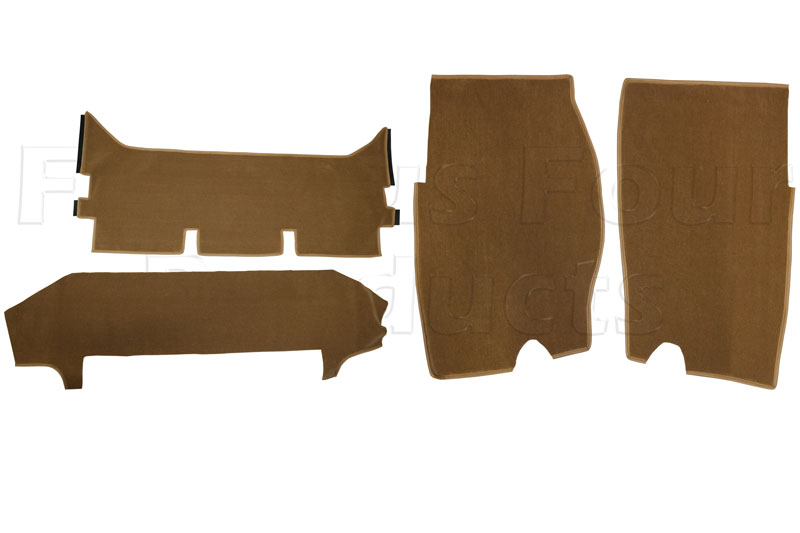 Carpet Set - Beige - 10 Piece - Classic Range Rover 1986-95 Models - Interior