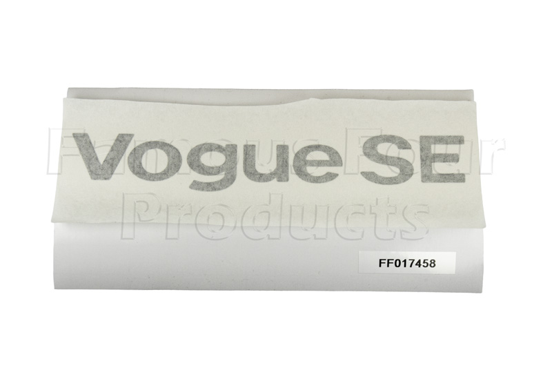Vogue SE Tailgate Decal - Classic Range Rover 1970-85 Models - Body