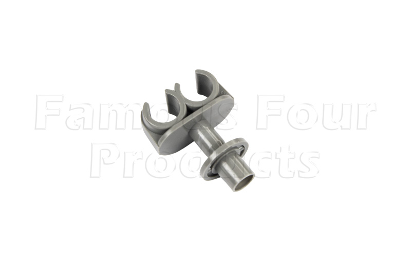 Fixing Clip for Fuel Pipe - Double - Classic Range Rover 1986-95 Models - Fuel & Air Systems