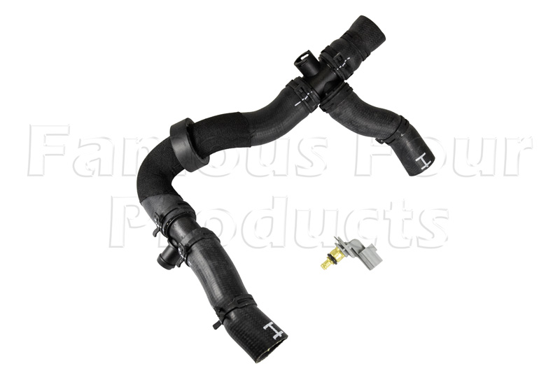 Top Hose - Radiator - Land Rover 90/110 & Defender (L316) - Cooling & Heating