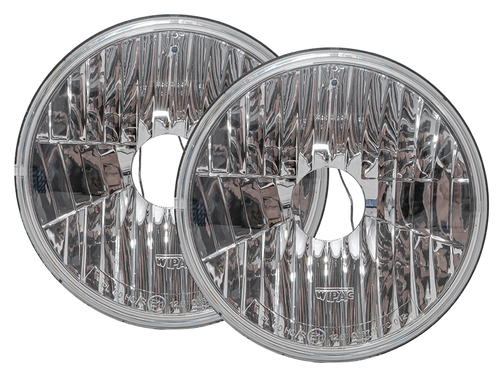 Headlamps (Pair) - Crystal Halogen - Land Rover 90/110 & Defender (L316) - Lighting