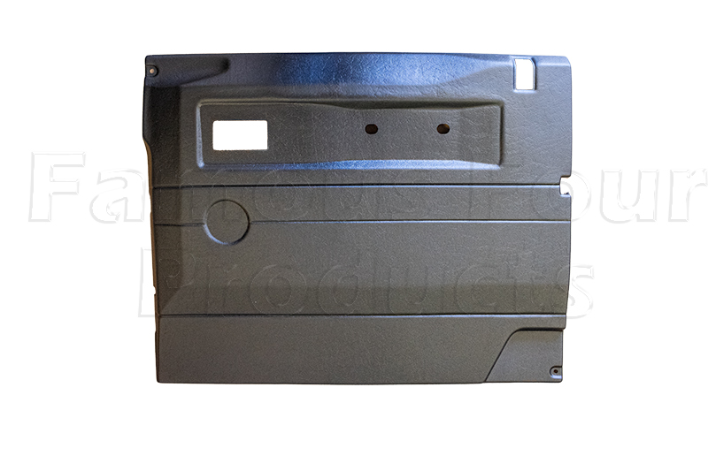 Front Door Trim Card - Interior - Black - Land Rover 90/110 & Defender (L316) - Interior